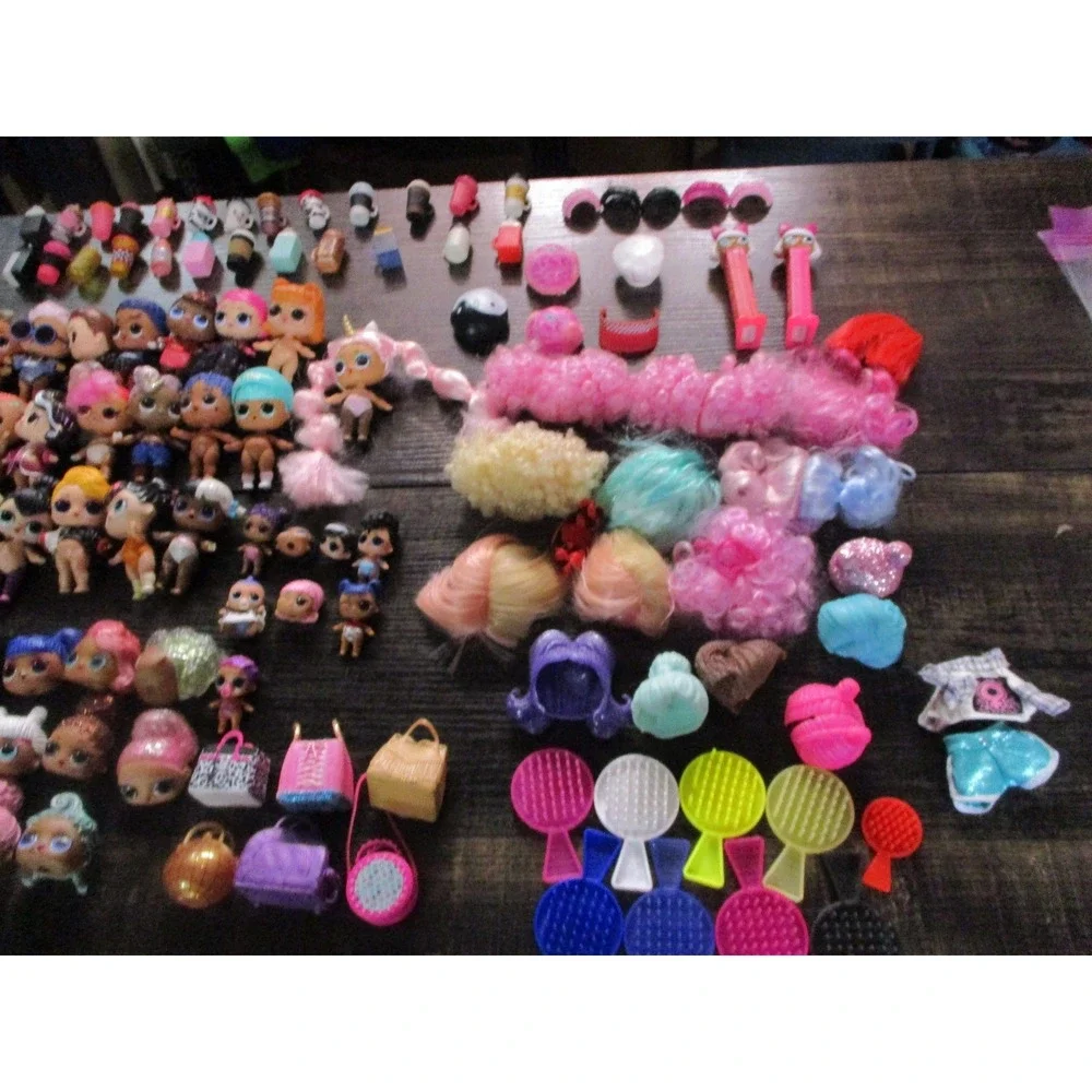 LOL Surprise Doll Lot Massive Collection Dolls Pets Accessories Bottles 175+ pcs